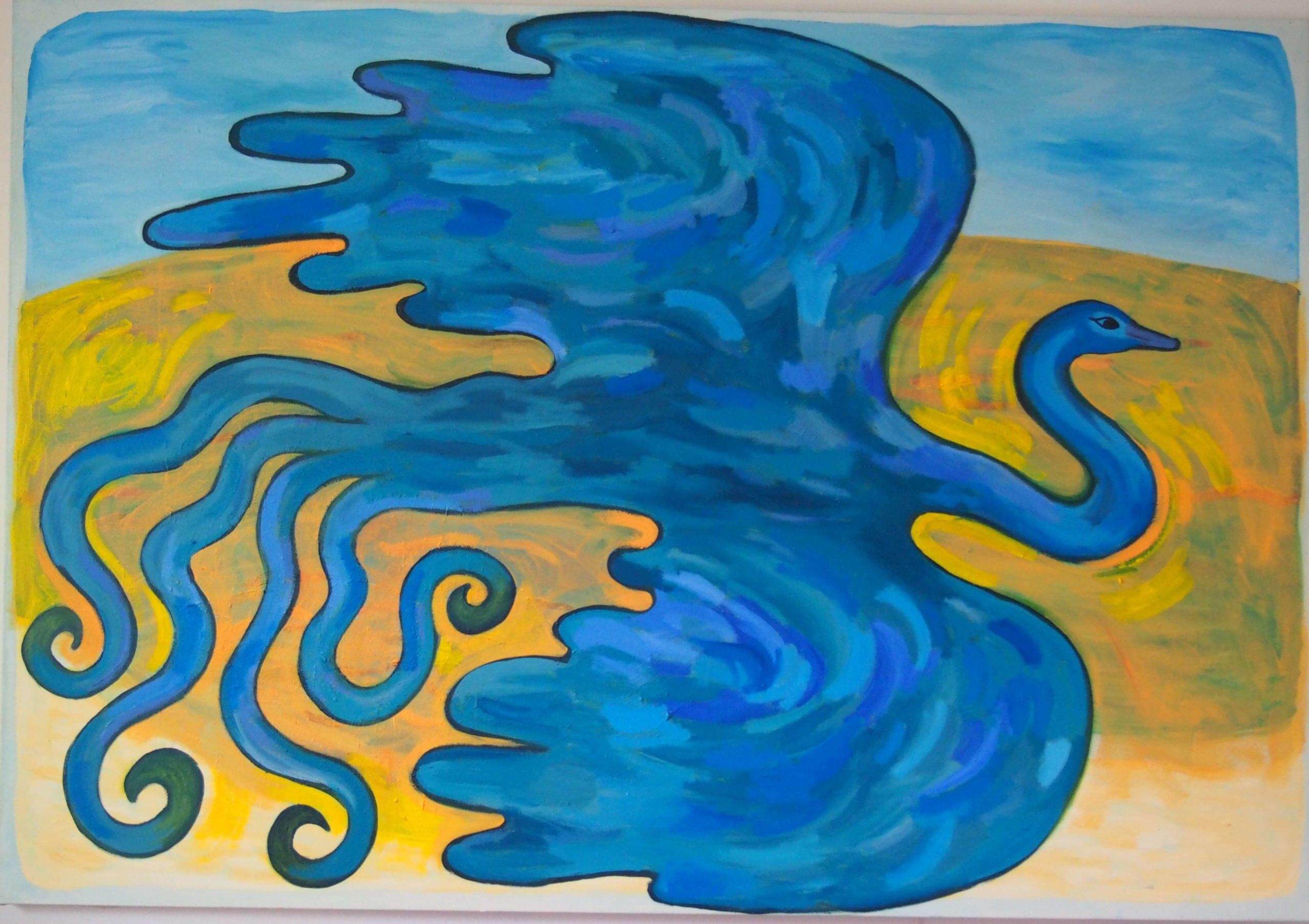 I Fly (big blue bird)